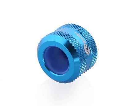 Bykski Anti-Off Rigid 12mm OD Fitting (B-FTHTJ-L12) - PrimoChill - KEEPING IT COOL Blue