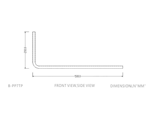 Bykski Metal Pre-Bent Rigid Tubing - Chrome Plated Copper - 14mm OD - 500mm/200mm - PrimoChill - KEEPING IT COOL