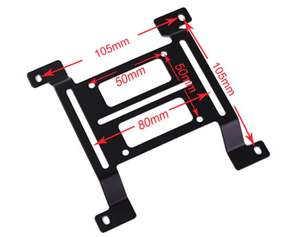 Bykski 120mm Raised Multi Function Water Cooling Bracket - Black (B-BKT-105) - PrimoChill - KEEPING IT COOL