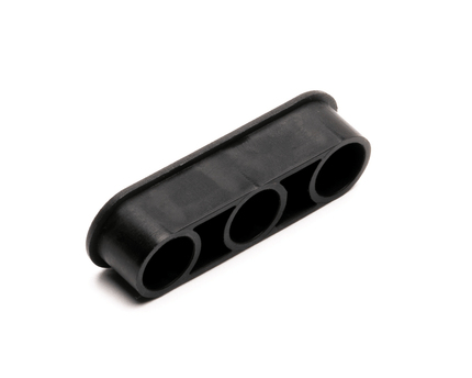 PrimoChill Component Video / Audio Port Dust Cover - Black - 10 Pack - PrimoChill - KEEPING IT COOL