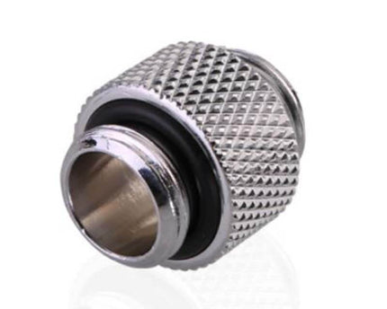 Bykski G1/4 Dual Male Extension Coupler (B-DTJ-S) - PrimoChill - KEEPING IT COOL Silver