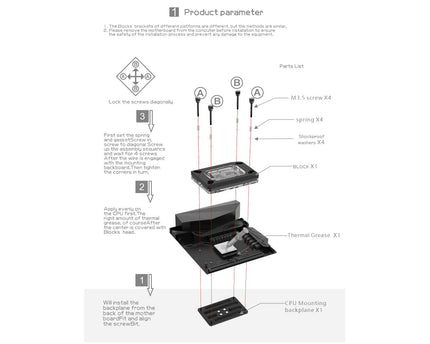 Bykski CPU-RAY-MC-M CPU Water Cooling Block - Black w/ 5v Addressable RGB (RBW)(AM3 / AM4 / FM2+) - PrimoChill - KEEPING IT COOL