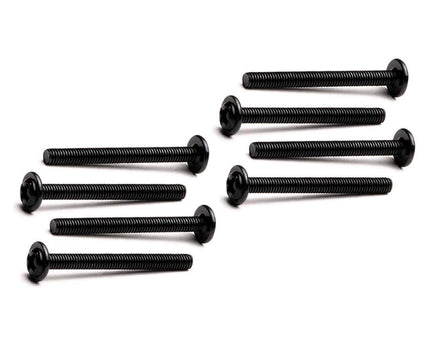 PrimoChill Washer Head Radiator Screws - M4 x 30mm - Black - PrimoChill - KEEPING IT COOL 8 Pack