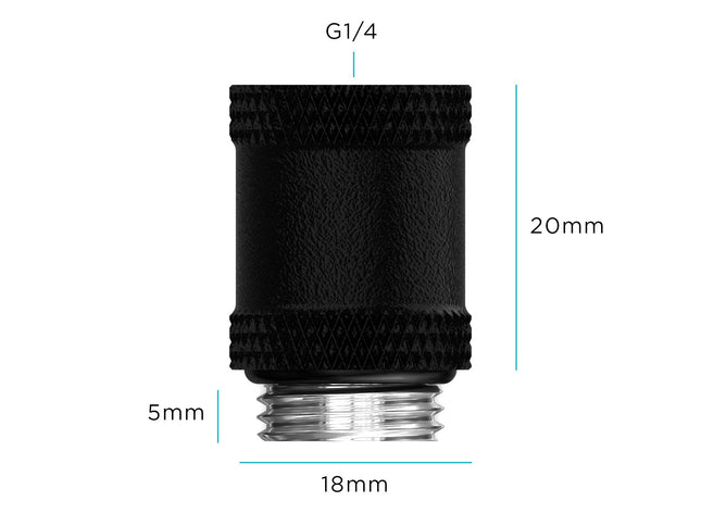 PrimoChill Male to Female G 1/4in. 20mm SX Extension Coupler - PrimoChill - KEEPING IT COOL