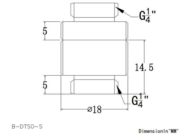 Bykski G1/4 Dual Male Rotary Extension Coupler (B-DTSO-S) - PrimoChill - KEEPING IT COOL