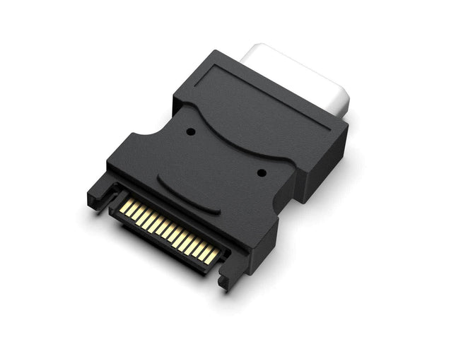 PrimoChill 15-Pin Male SATA to Molex 4-Pin Female Power Adapter - PrimoChill - KEEPING IT COOL