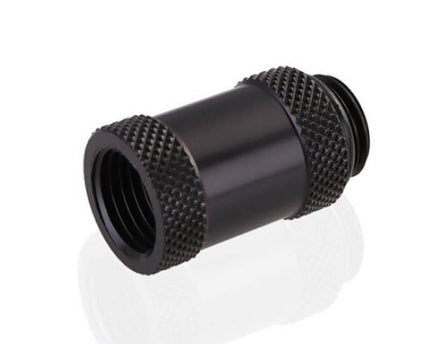 Bykski G 1/4in. Male/Female Extension Coupler - 25mm (B-EXJ-25) - PrimoChill - KEEPING IT COOL Black