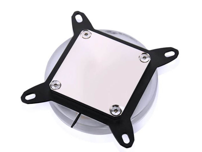 Bykski CPU-XPR-CD Intel CPU Water Cooling Block - Silver w/ 5v Addressable RGB (RBW) (LGA 115x /1366/20xx)