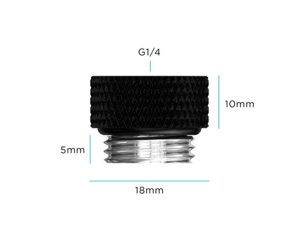 PrimoChill Male to Female G 1/4in. 7.5mm SX Extension Coupler - PrimoChill - KEEPING IT COOL