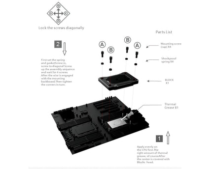 Bykski CPU-ICELAKE-X CPU Water Cooling Block - Black (LGA 4189/Ice Lake) - PrimoChill - KEEPING IT COOL